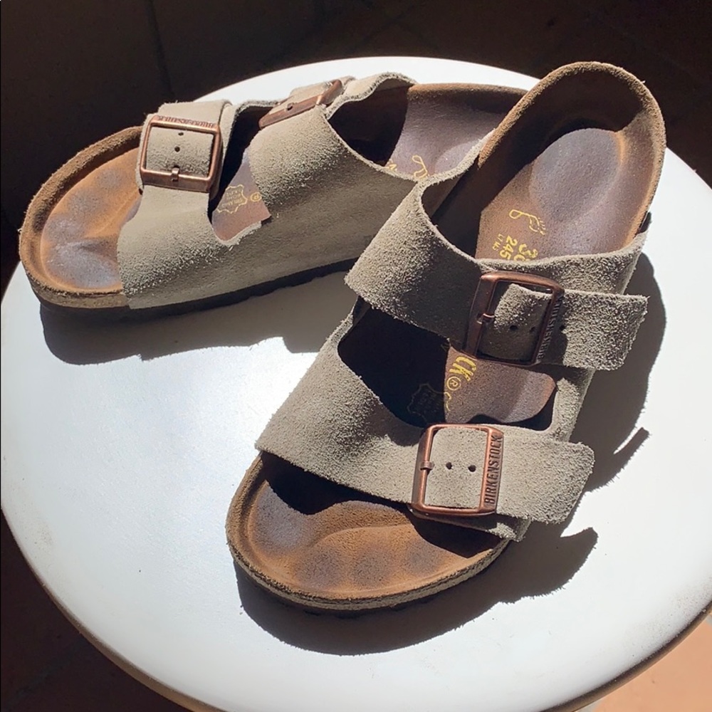 Birkenstock Arizona Taupe Suede 38 EU